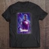 Marvel Avengers Endgame Iron Man Galactic Space Poster Tee