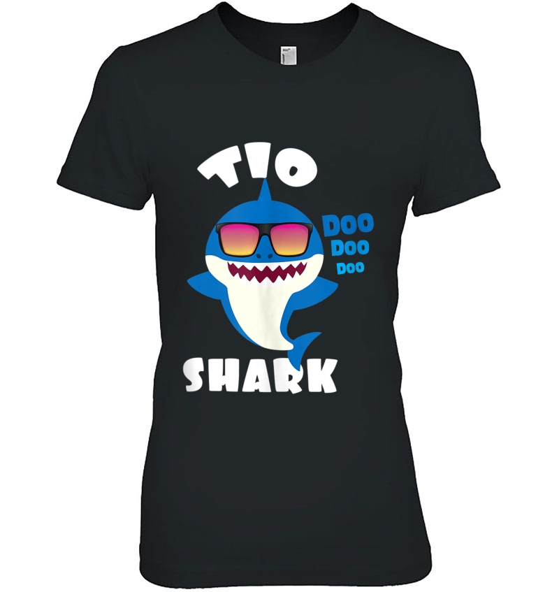 Mens Tio Shark Gift For Uncle - Camisa De Regalo Tio Y Hermano Tank Top Ladies Tee
