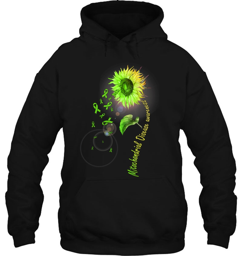 Mitochondrial Disease Awareness Sunflower Hoodie