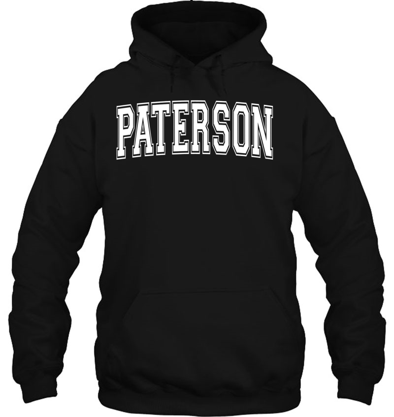 Paterson Nj New Jersey Usa Vintage Sports Varsity Style Hoodie