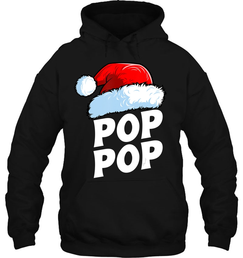 Pop Pop Santa Claus Hat Christmas Matching Family Pajama Mugs