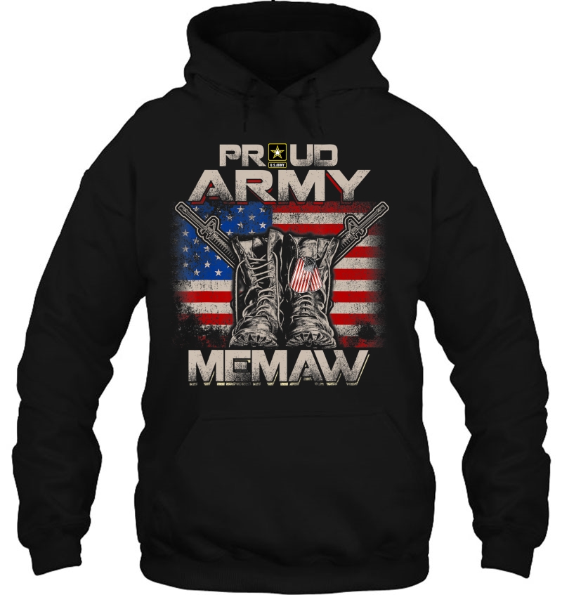 Proud Army Memaw America Flag Us Military Pride Mugs