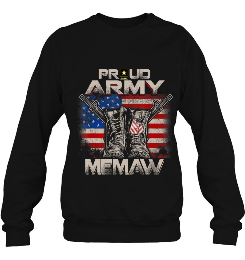 Proud Army Memaw America Flag Us Military Pride Mugs