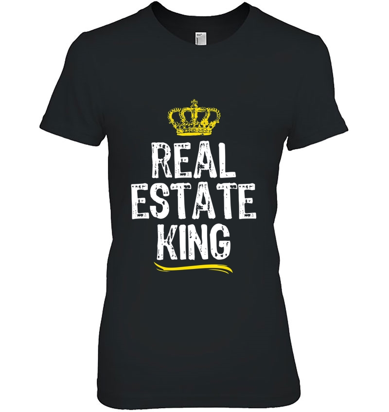 Real Estate King Men Boys Agent Realtor Funny Cool Gift Hoodie