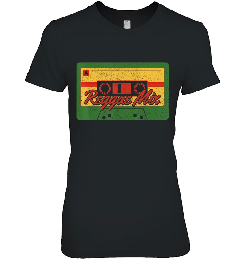 Reggae Mix - Retro Cassette Reggaeton Rastafari Rasta Gift Hoodie