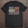 Retro Long Beach Area Code 562 Residents State California Tee