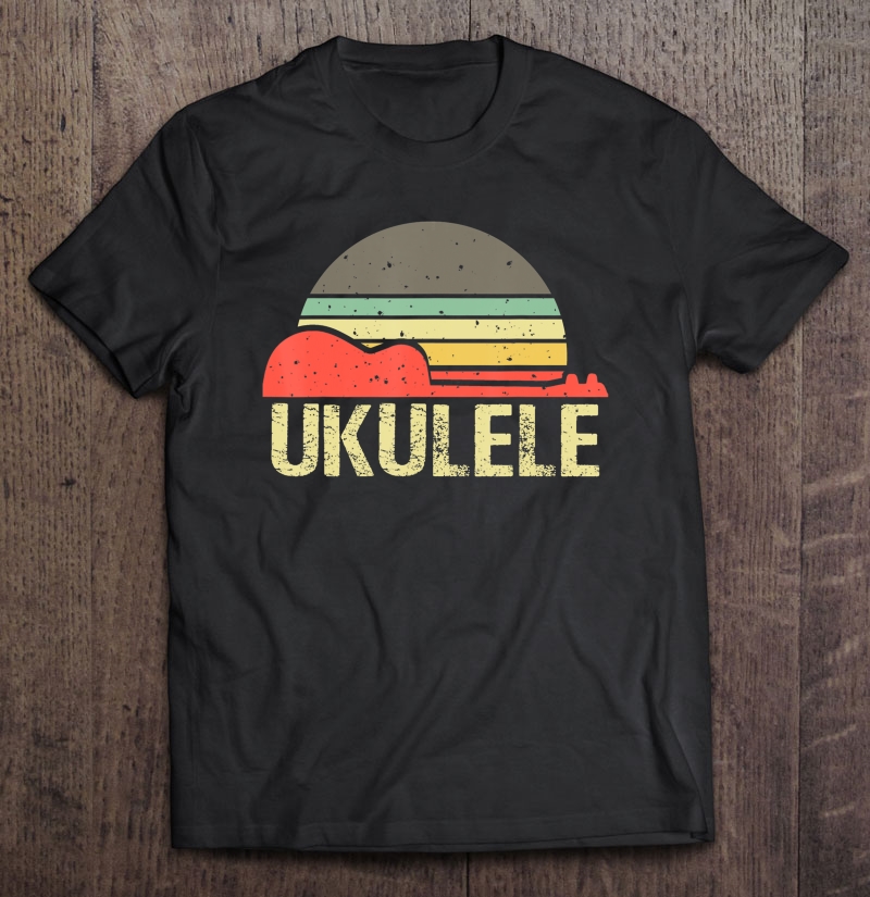 Retro Uke Ukulele Player Gift I Funny Ukulele Shirt