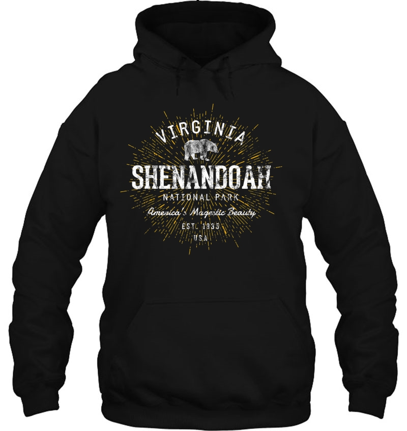 Retro Vintage Shenandoah National Park Hoodie