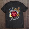 Roll Initiative Dungeon D20 Dragon Retro Tee