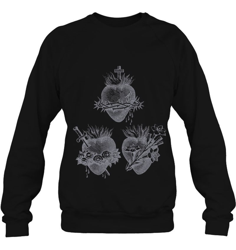 Sacred Heart Of Jesus And Immaculate Heart Of Mary 3 Joseph Sweatshirt