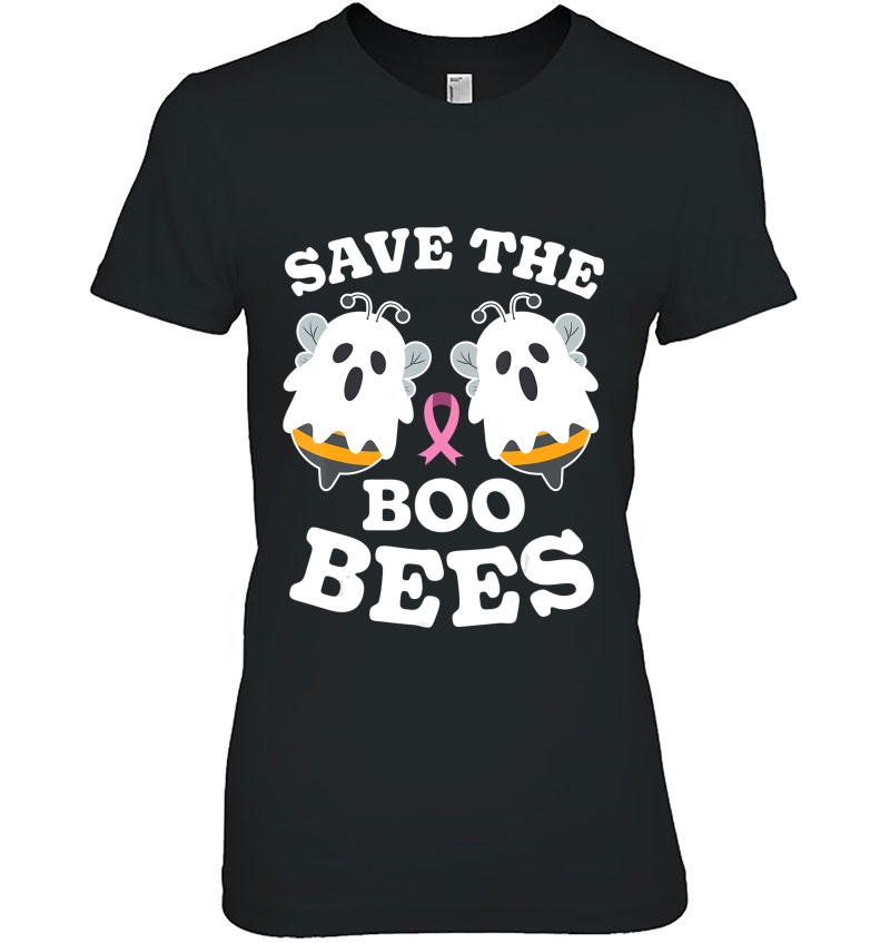 Save The Boo Bees Funny Breast Cancer Awareness Halloween Hoodie