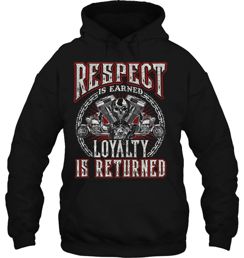 Skull Biker Gift Motorcycle Respect Loyalty Throttle Tank Top Mugs