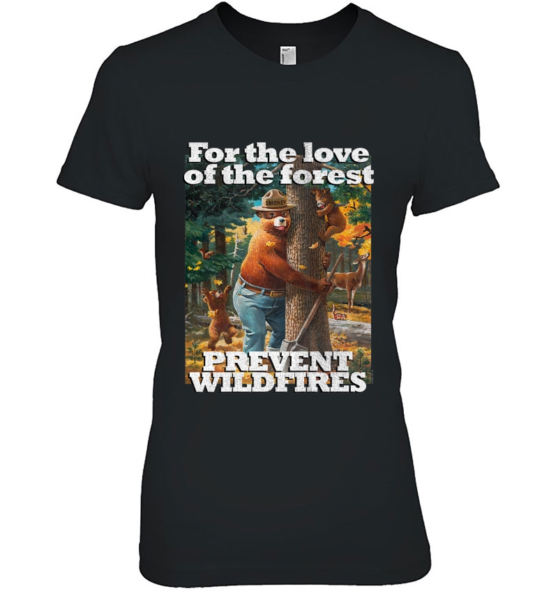 Smokey Bear For The Love Of The Forest Premium Hoodie