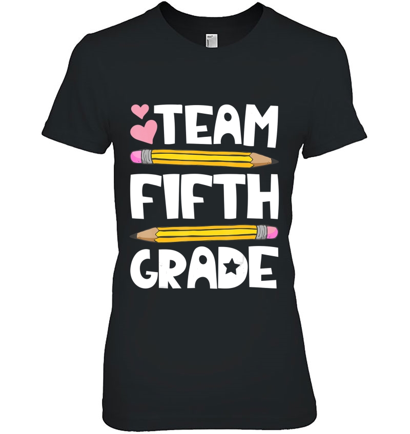 Team Fifth Grade Funny 5Th Back To School Teacher Student Ladies Tee