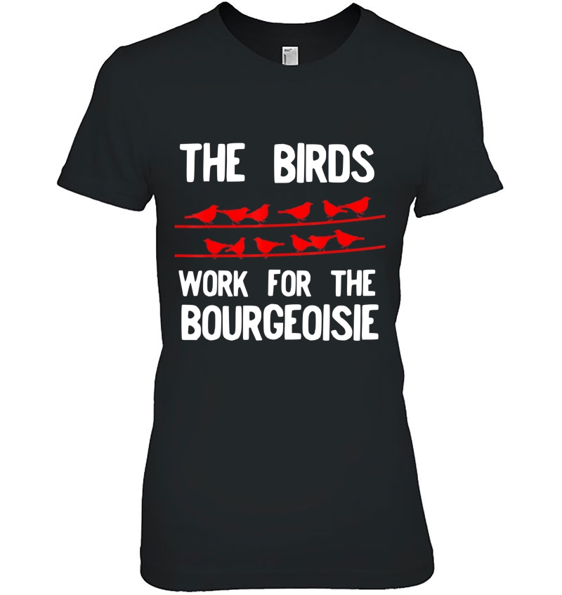 The Birds Work For The Bourgeoisie Birds Aren't Real Hoodie