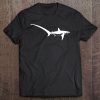 Thresher Shark Silhouette Simple Shark Design Tee