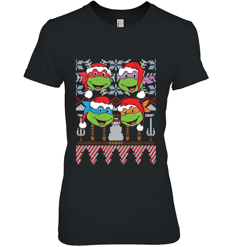 Tmnt Ugly Xmas Sweaters All Turtles Hoodie