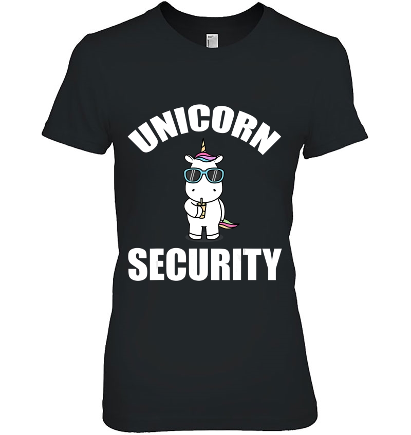 Unicorn Security Birthday Security Squad Hoodie