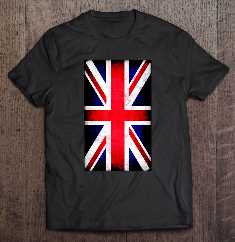 Union Jack - Flag Of Great Britain Distressed Grunge Shirt