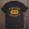 Vintage 1979 Limited Edition 41Th Birthday 41 Years Old Gift Tee