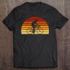 Vintage Sunset Cycling Gift For Racing Cyclists Tee