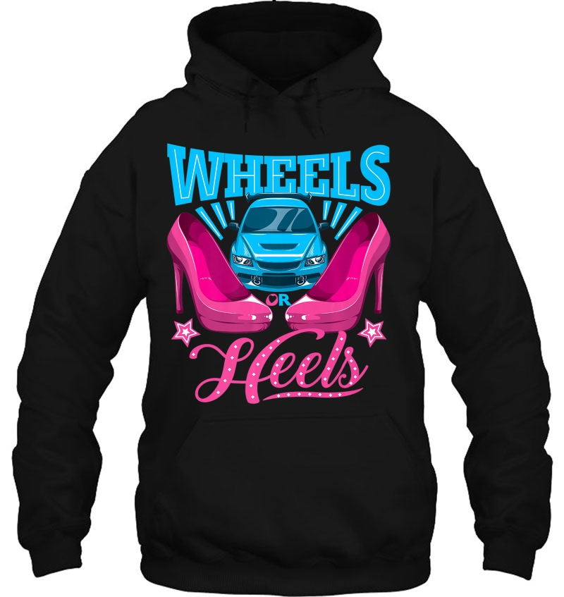 Wheels Or Heels Gender Reveal Family Premium Mugs