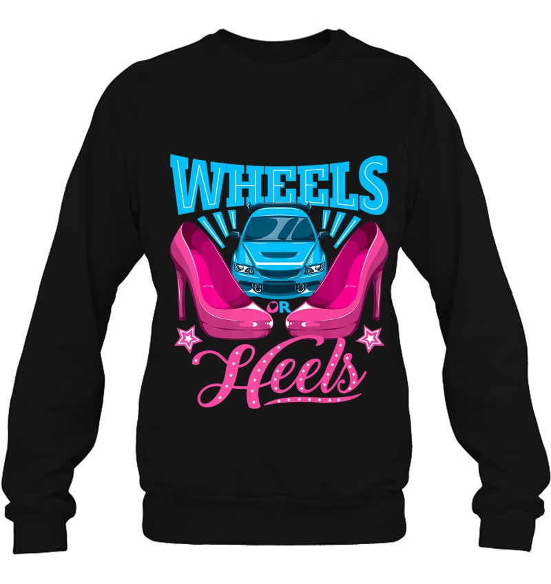 Wheels Or Heels Gender Reveal Family Premium Mugs