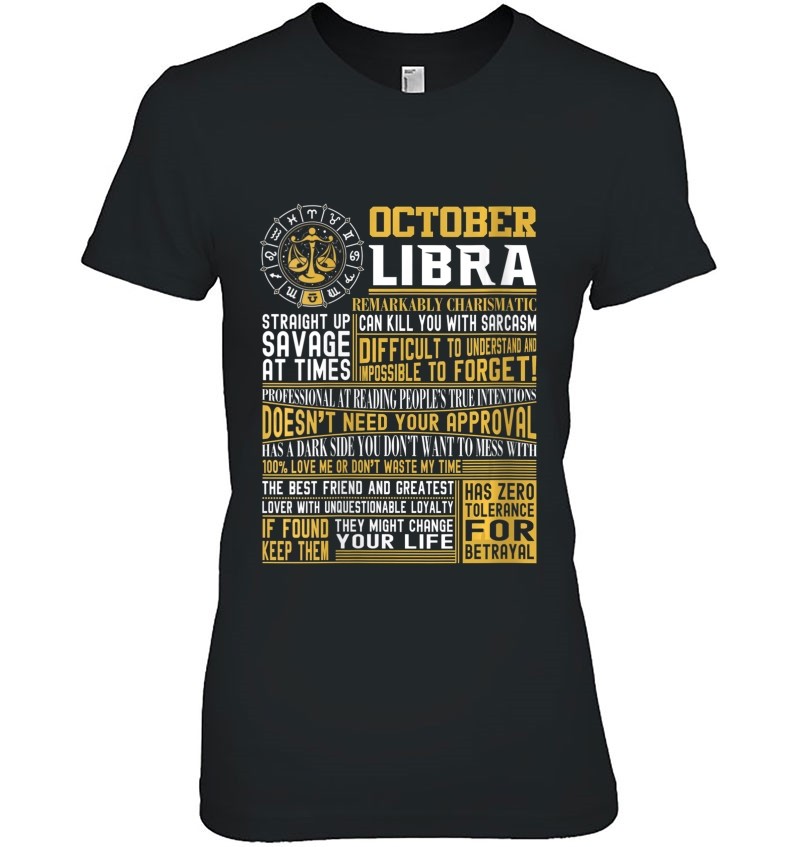 Womens Best Born In October Libra Zodiac Sign S Men, Women Hoodie