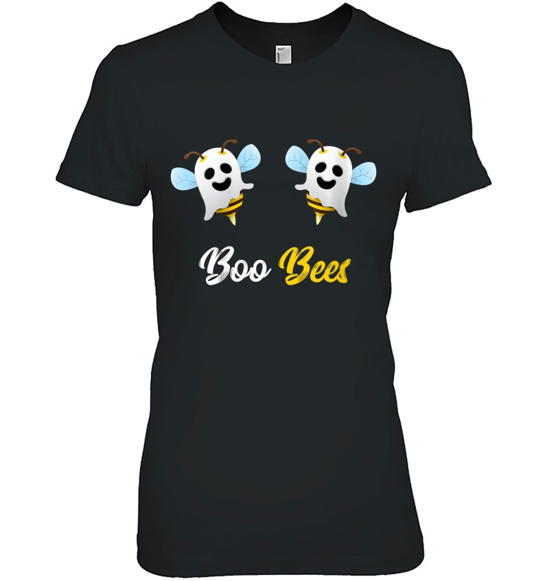 Womens Boo Bees Funny Ghost Boobees Halloween Costume Bee Lover Hoodie