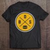 Womens Classic Boston Hockey Bos Outline Tee