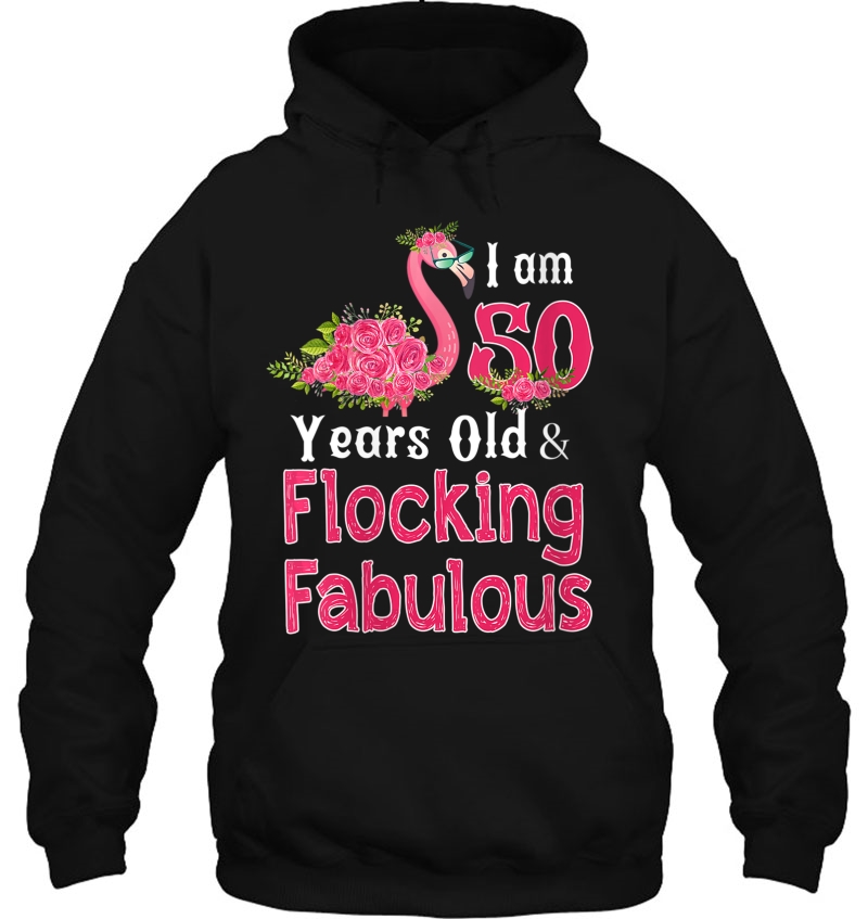 Womens I Am 50 Years Old & Flocking Fabulous 50Th Birthday Flamingo Mugs