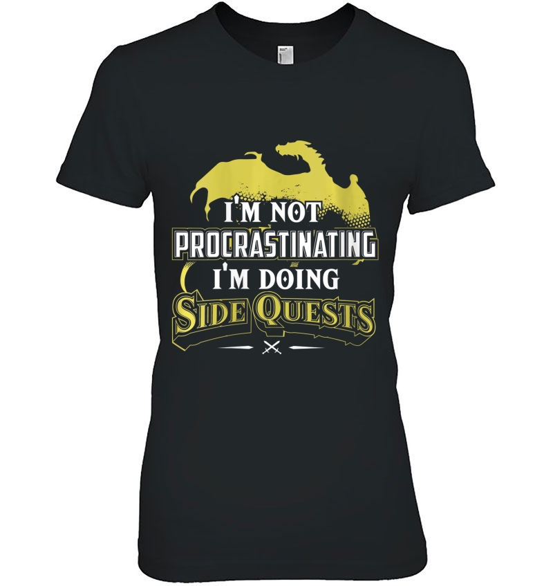 Womens I'm Not Procrastinating I'm Doing Side Quests - Rpg Gamer Hoodie