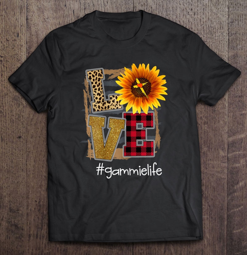 Womens Love Gammie - Sunflower Tee Shirt