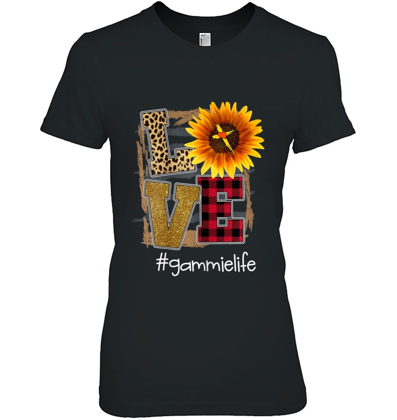 Womens Love Gammie - Sunflower Tee Hoodie