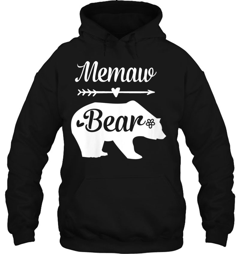 Womens Memaw Bear Gift For Grandma Heart Arrow Bear Mugs