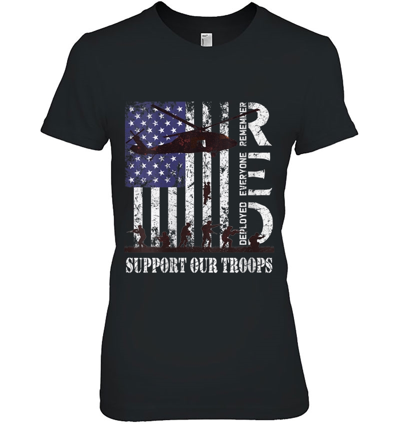 Womens Red Friday Support Our Troops Us Flag Military Mom Wife Gift Hoodie