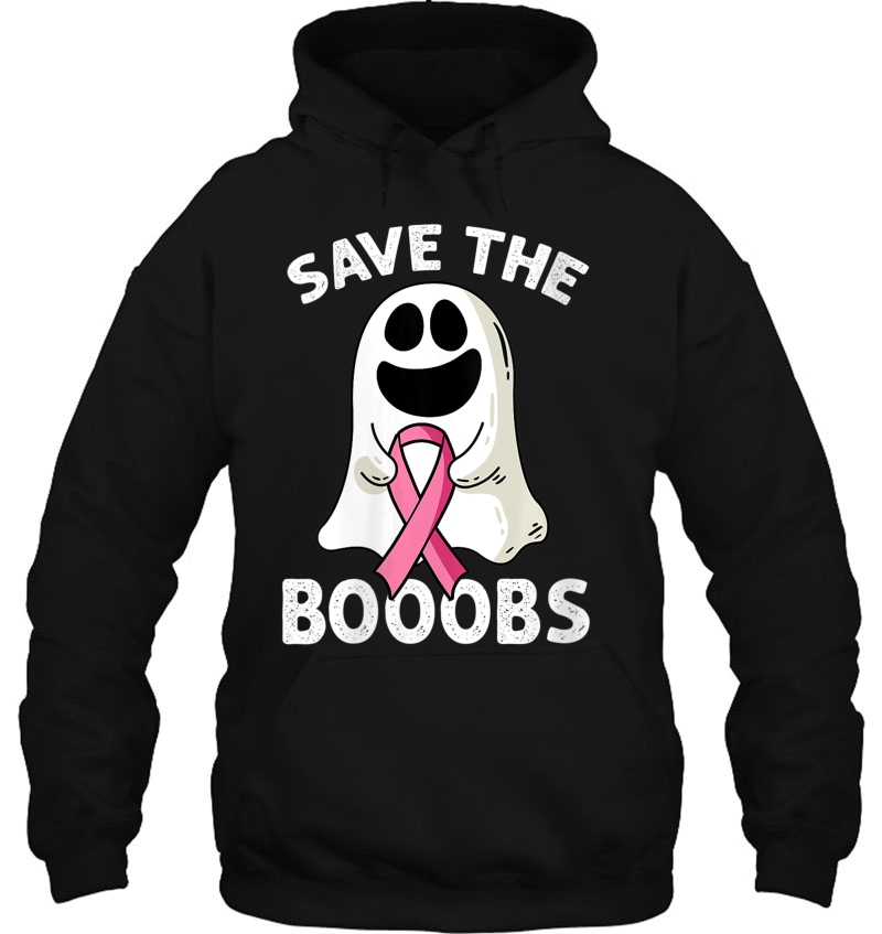 Womens Save The Boooobs Funny Ghost Breast Cancer Awareness Mugs