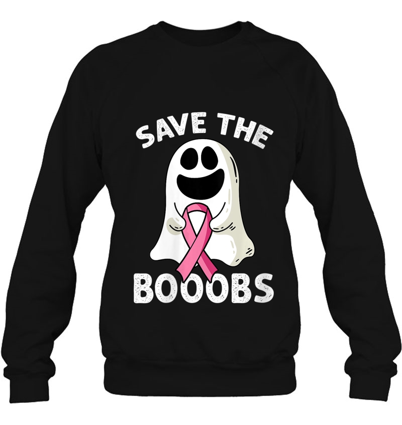 Womens Save The Boooobs Funny Ghost Breast Cancer Awareness Mugs