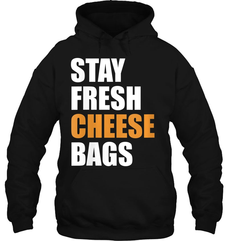 Womens Stay Fresh Cheese Bags Funny Meme Mugs