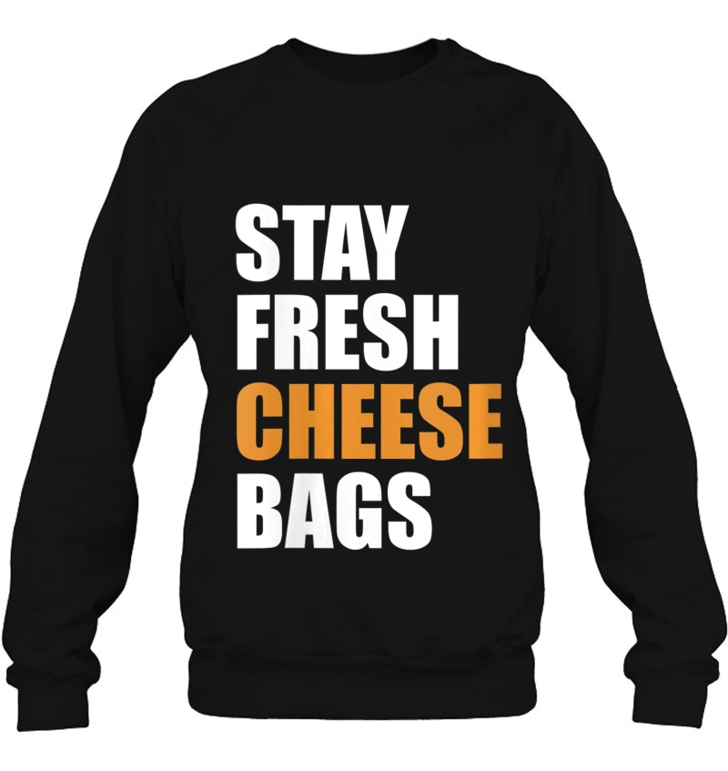 Womens Stay Fresh Cheese Bags Funny Meme Mugs