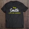 Womens Team Smith Lifetime Member Surname Birthday Wedding Name Day Tee