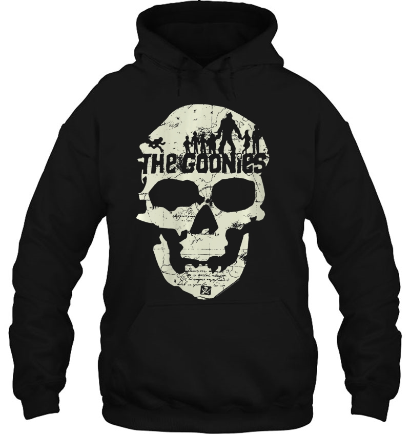 Womens The Goonies Skull Map Hoodie