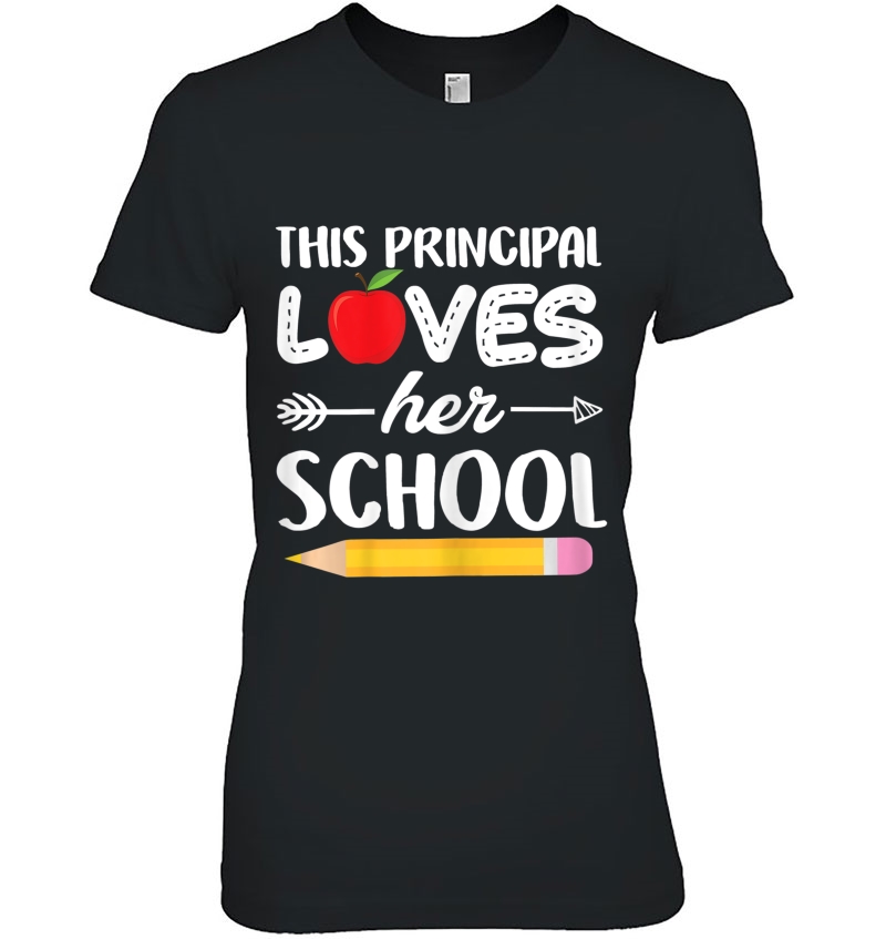 Womens This Principal Loves Her School Back To School Gifts Hoodie