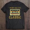 Womens Vintage Cassette I'm Not Old I'm A Classic 1961 58Th Tee