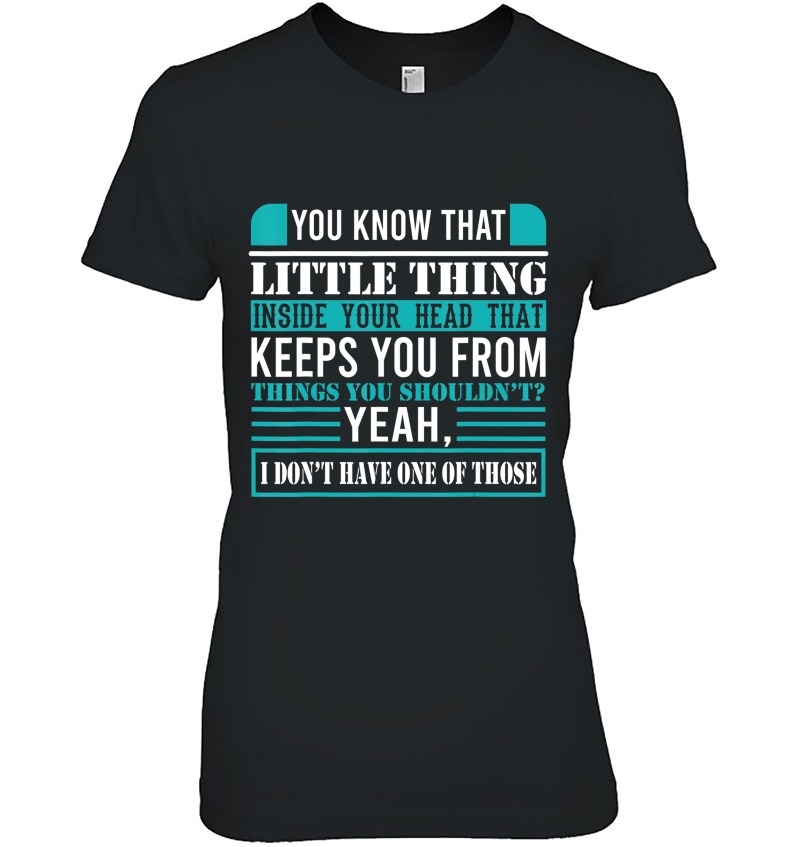 You Know The Little Thing Cool Sarcastic Hoodie