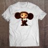 Cheburashka With Flower Cute Design Baby Birthday Art Gift Premium Tee