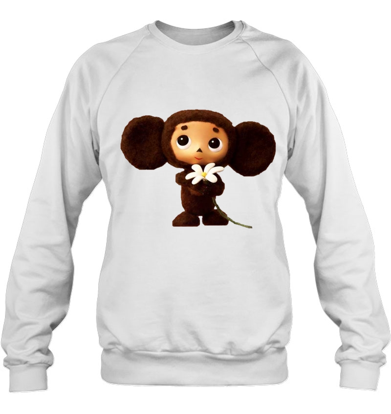 Cheburashka With Flower Cute Design Baby Birthday Art Gift Premium Mugs