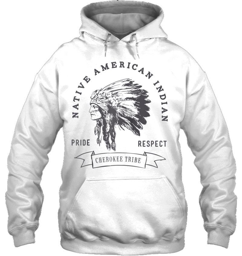 Cherokee Tribe Native American Indian Pride Respect Print Raglan Baseball Tee Mugs