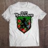 Clan Macfarlane Surname Scottish Tartan Lion Rampant Crest Tee