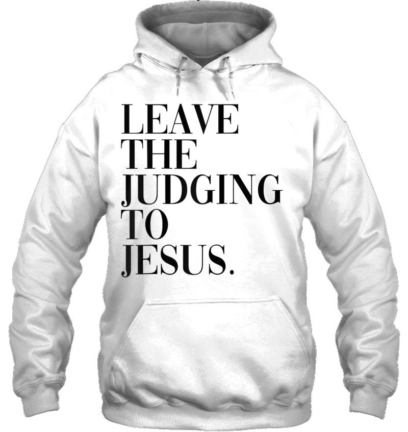 Leave The Judging To Jesus Religious Verse - Christian Theme Raglan Baseball Tee Mugs